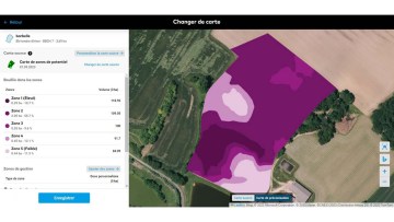 carte de modulation fongicide intraparcellaire oad xarvio field manager